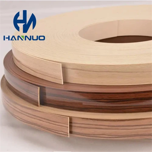 PVC Edge Banding Wood Grain And Soild Color